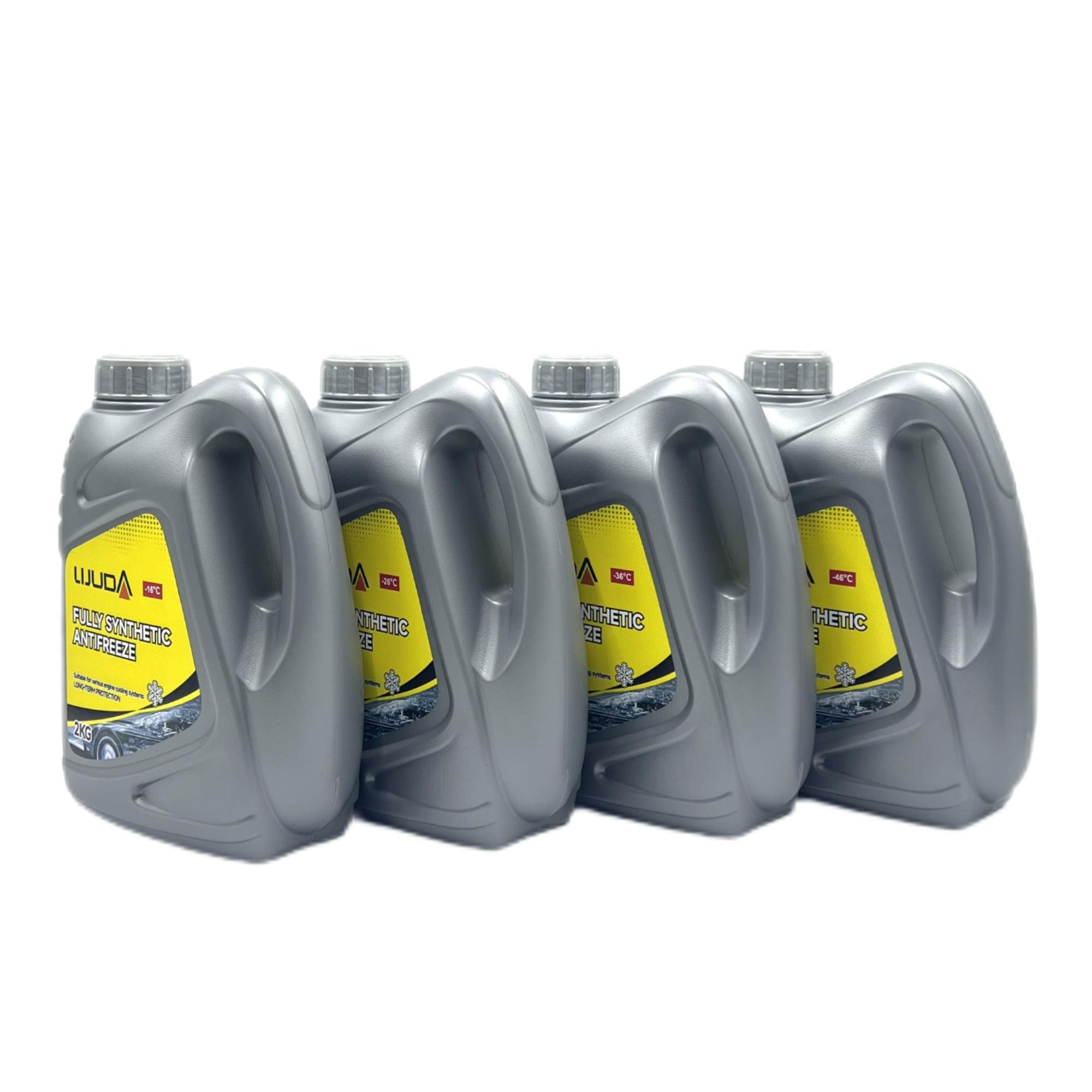 Lijunda 2L -26℃ Red Long Life High Quality Antifreeze Eythelene Glycol Coolant Engine Radiator Coolant for Car