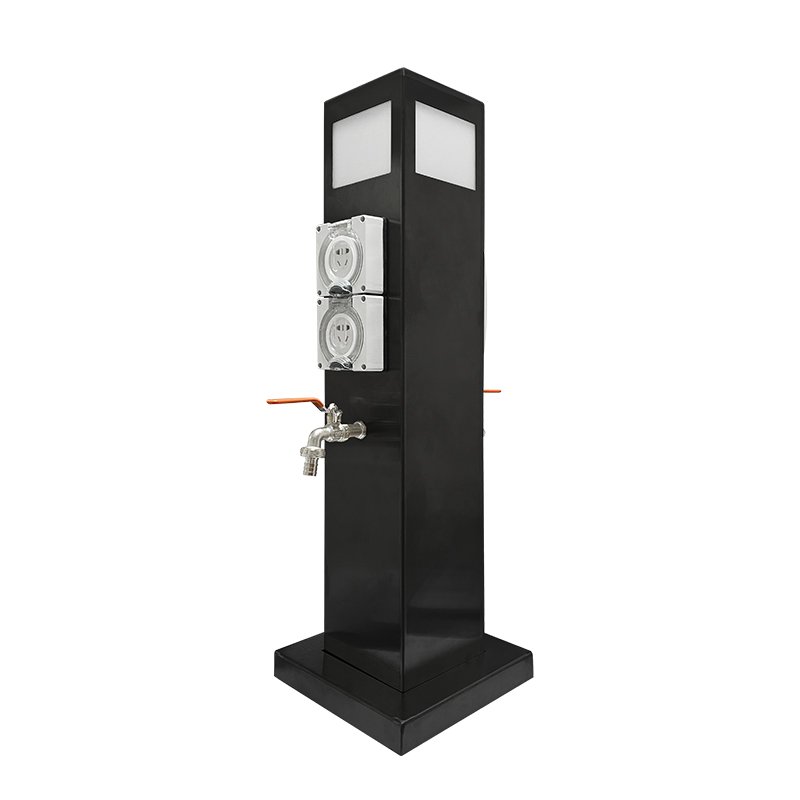 304 Stainless Steel Socket Column Outdoor Courtyard Garden Antifreeze Hydropower Pile Household Waterproof Switch