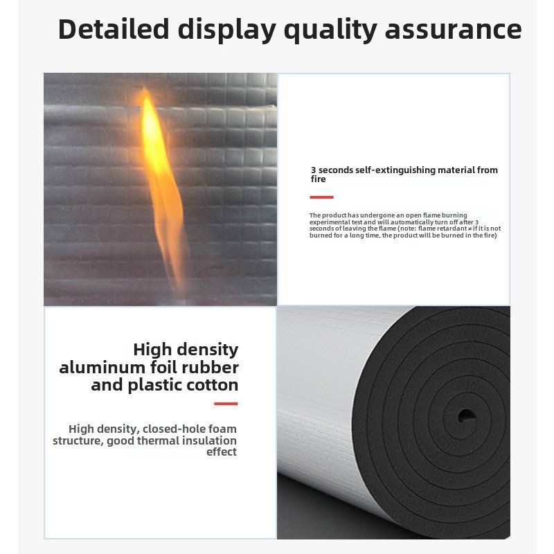 High Temperature Resistant Fireproof Insulation Cotton Board Sun Protection Insulation Film Antifreeze Roof Warehouses Aluminium