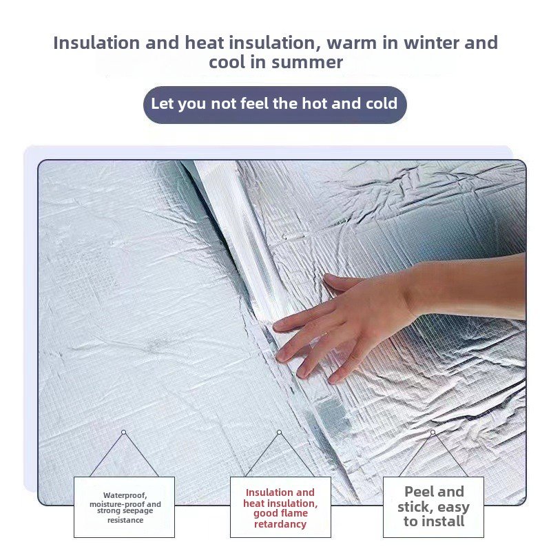 High Temperature Resistant Fireproof Insulation Cotton Board Sun Protection Insulation Film Antifreeze Roof Warehouses Aluminium