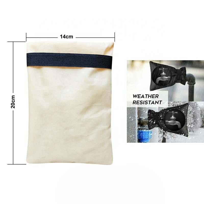 Winter Waterproof Black Reusable Tap Protector Faucet Cover Outdoor Freeze Protection Sock Outside Garden Faucet