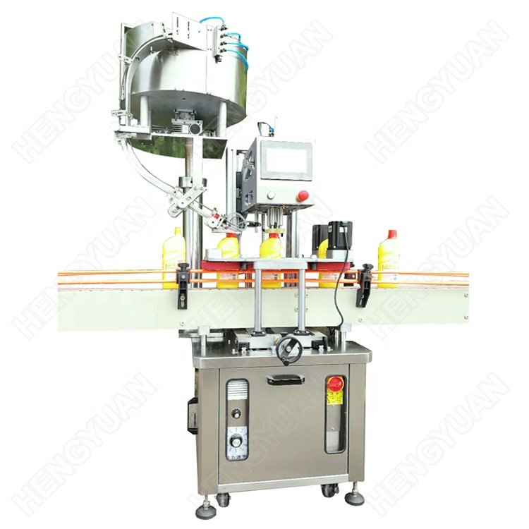1-5 L Barrel Filling Line | Bottle Filling Capping Aluminum Foil Sealing Labeling Packing Line