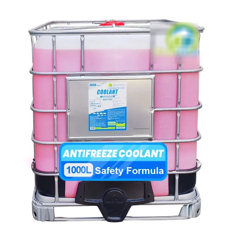 Factory Organic Coolant Car pink Green Antifreeze Fluid 1000L Glycol Antifreeze OEM 20L 10L Anti-freezing Coolant