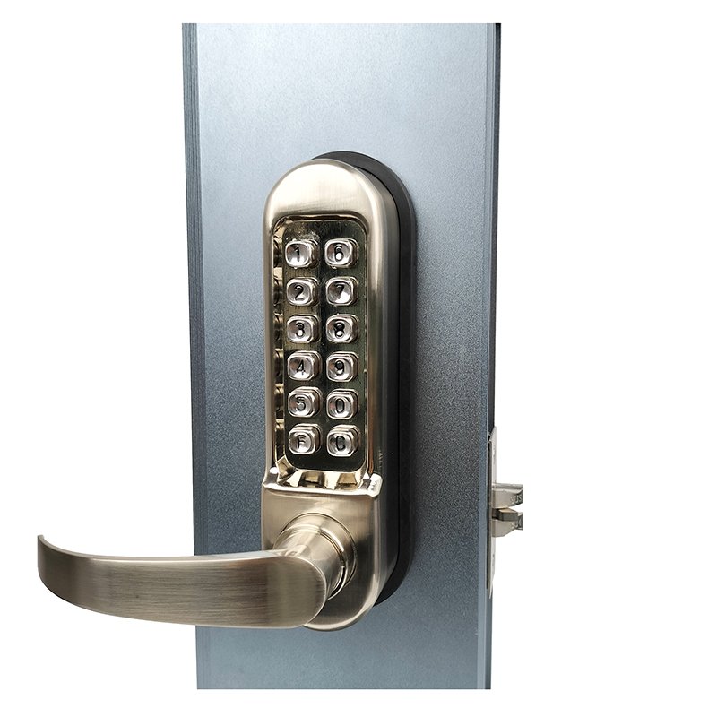 Outdoor Garden Front Gate Waterproof Password Door Lock 14 Buttons Keyless Mechanical Code Lock