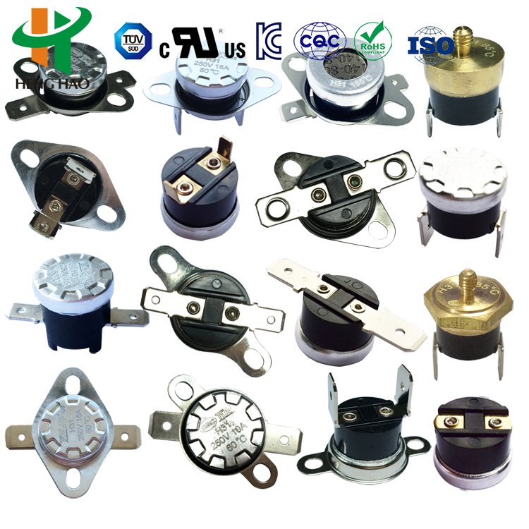 Low Temperature Antifreeze Thermostat Ksd301 250V 10A 16A Thermal Cut off Switch H31 Temperature Sensor Switch KSD302 Limiter