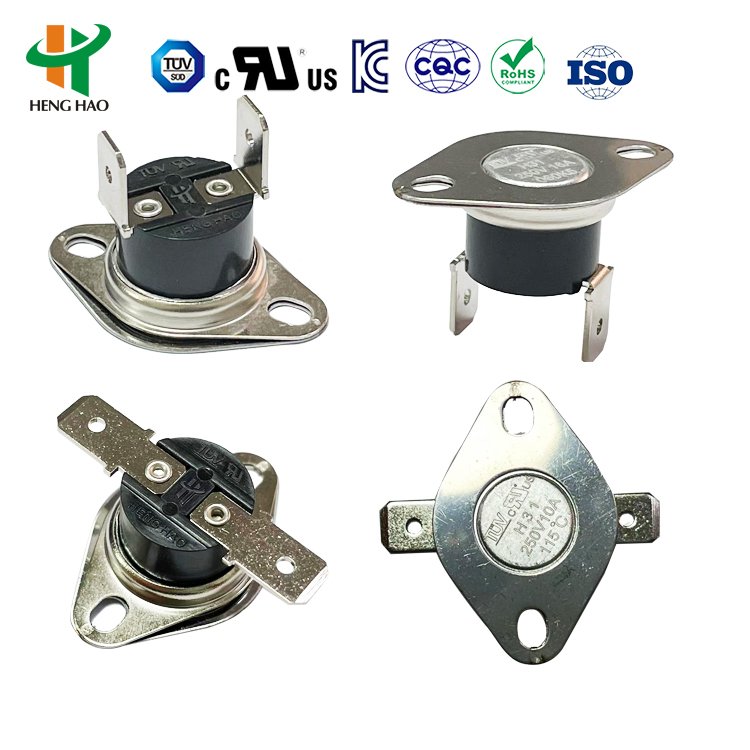 Low Temperature Antifreeze Thermostat Ksd301 250V 10A 16A Thermal Cut off Switch H31 Temperature Sensor Switch KSD302 Limiter