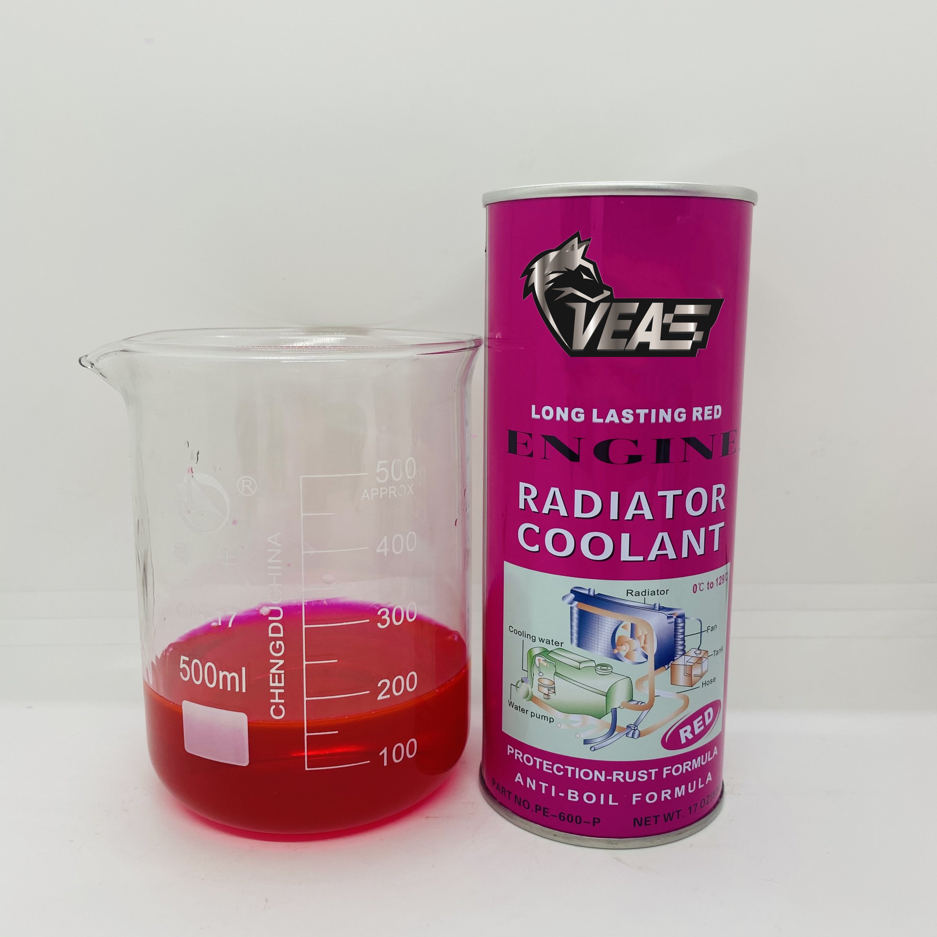 High Quality 500ML Car Radiator Coolant Fluid Antifreeze Coolant for Cooling System Premium Cleaner & Wash