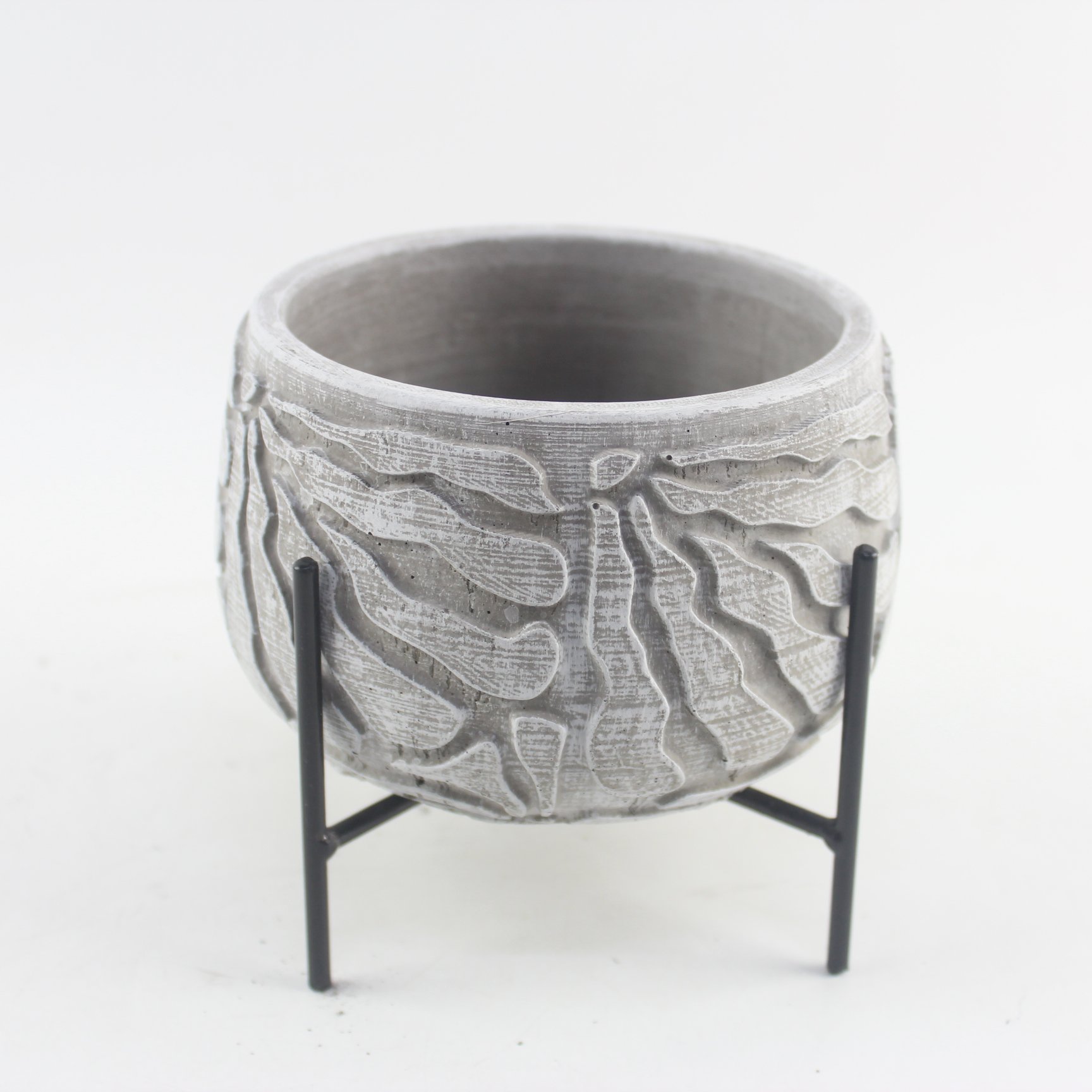 Garden Decor Simple Design Cement Pots Concrete Planter Antifreeze in Winter Potted Plant Selling