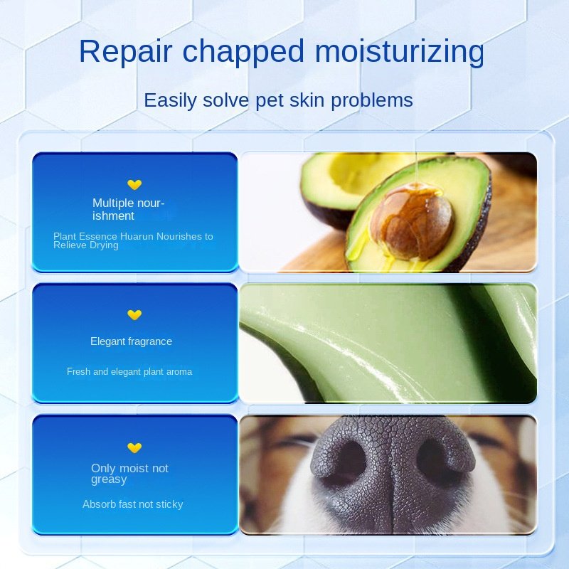 Wholesale 10ml Pet Nasal Cream Convenient Moisturizing Repair Antifreeze Pet Grooming Product Dry Cats AndDogs