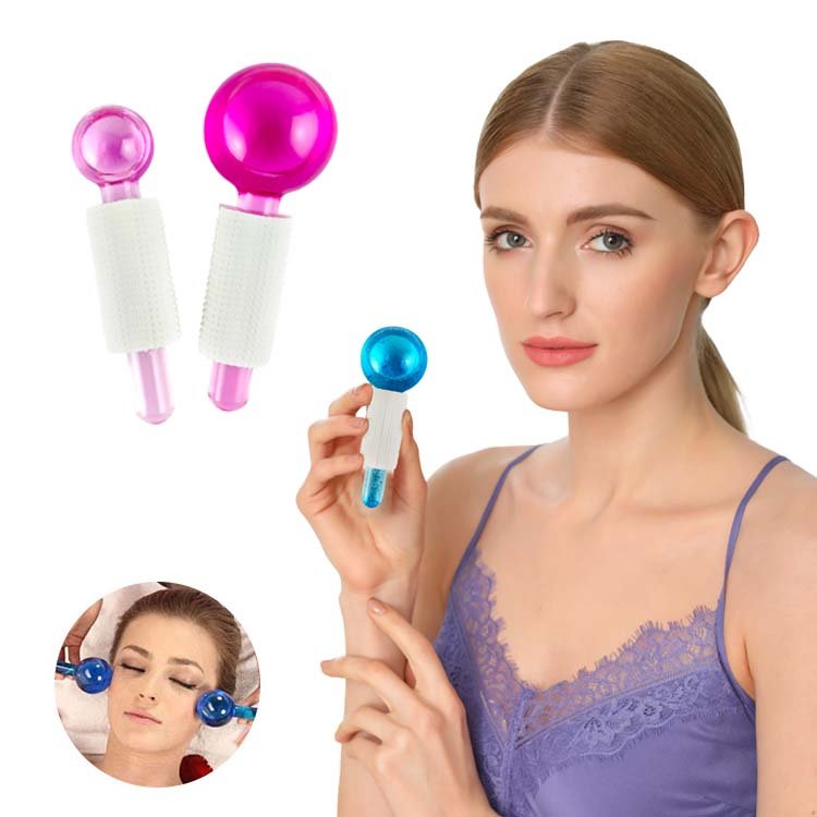 Skincare Beauty Machine Eyes Heart Shape Ice Beauty Tools Cryo Stick Eyes Neck Lifting Cold Hammer Treatment Face Massager