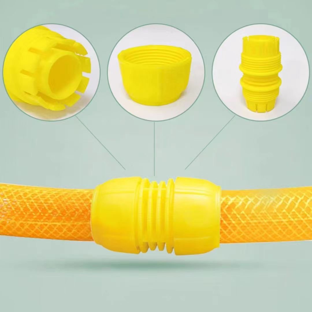 5/8" Sunscreen and Antifreeze PVC Garden Water Hose Quick Connectors Water Pipe Connector