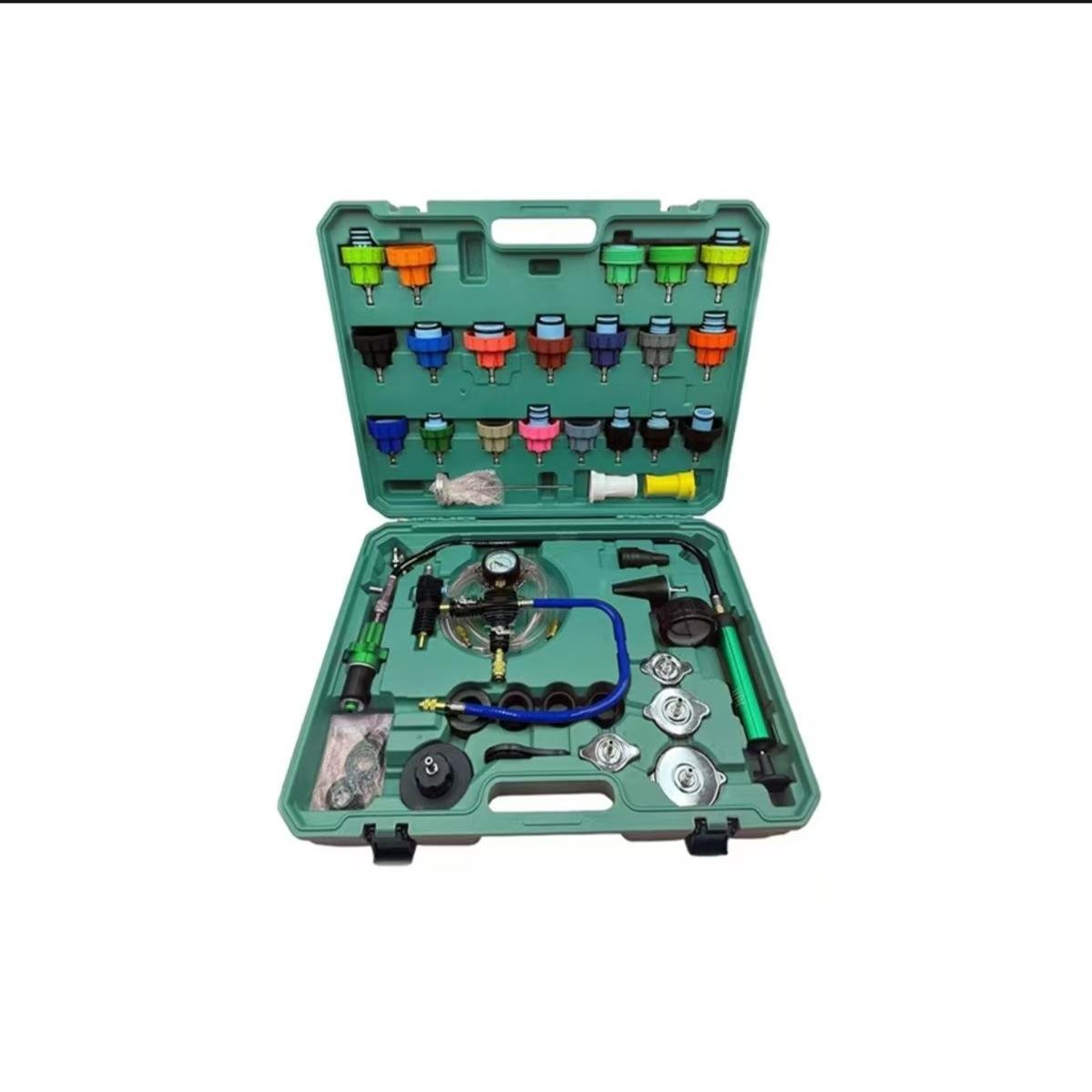 44-Piece New Energy Vehicle Tools Set Taiwan Original Antifreeze Liquid Vacuum Pressure Gauge Water Tank Pressure Gauge in One
