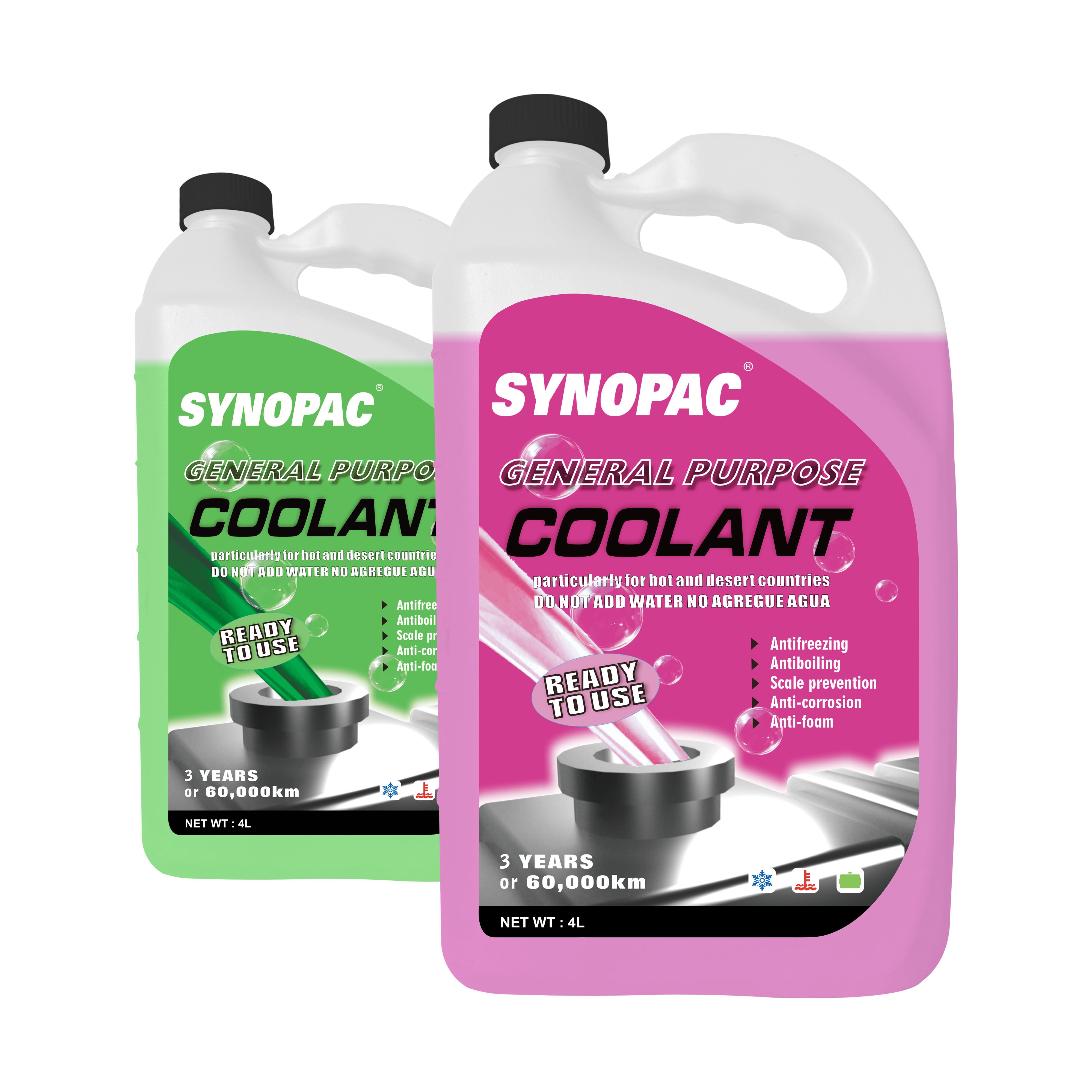 Pink Long-lasting Antifreeze Can Be Used Directly Without Adding Water