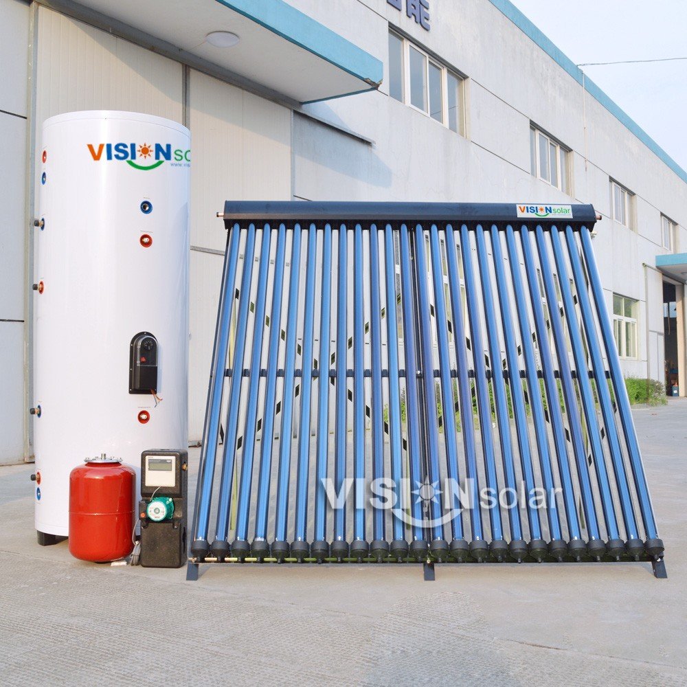 Germany-Specific Anti-Freeze Solar Water Heater With Pressurized Split System for Garage & Hotel Installation Freestanding
