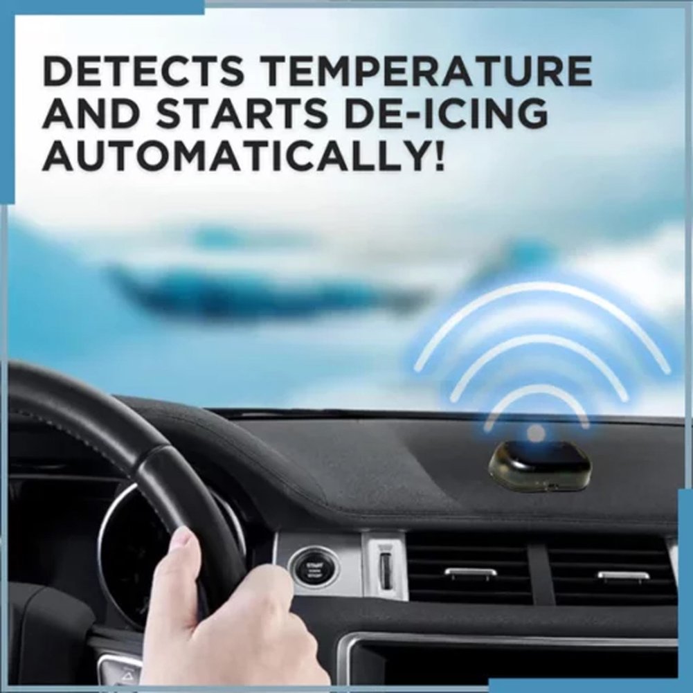 Electromagnetic Molecular Interference Microwave Deicing Antifreeze Anti Freezing Snow Removal Device for Car Window Glass
