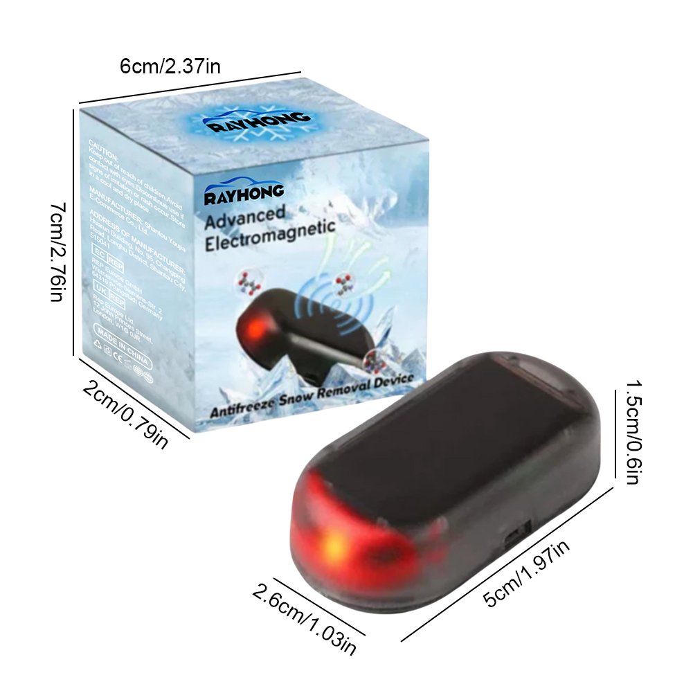 Electromagnetic Molecular Interference Microwave Deicing Antifreeze Anti Freezing Snow Removal Device for Car Window Glass