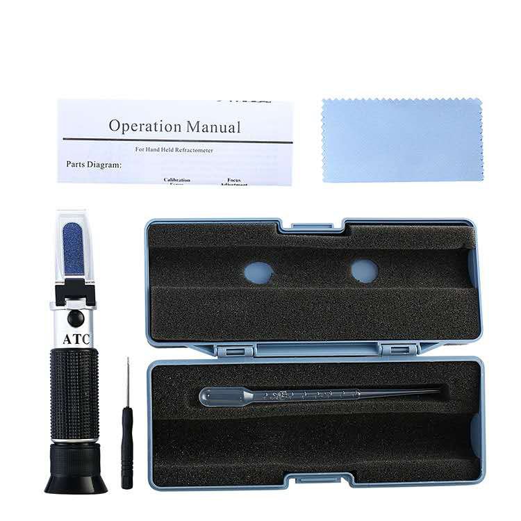 4 in 1 Car Antifreeze Battery Fluid Refractometer Urea Adblue Glass Freezing Point Water Tester with Box