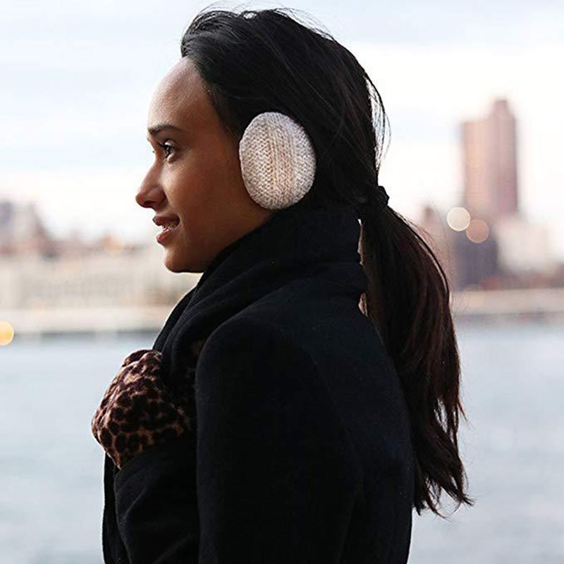 2024 Hot Sprigs Thinsulate Earbags Band Less Fleece Earmuffs Winter Warm Windproof Plush Antifreeze Split Ear Warmers Muffs