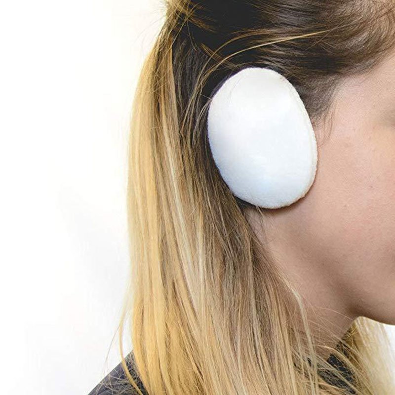 2024 Hot Sprigs Thinsulate Earbags Band Less Fleece Earmuffs Winter Warm Windproof Plush Antifreeze Split Ear Warmers Muffs