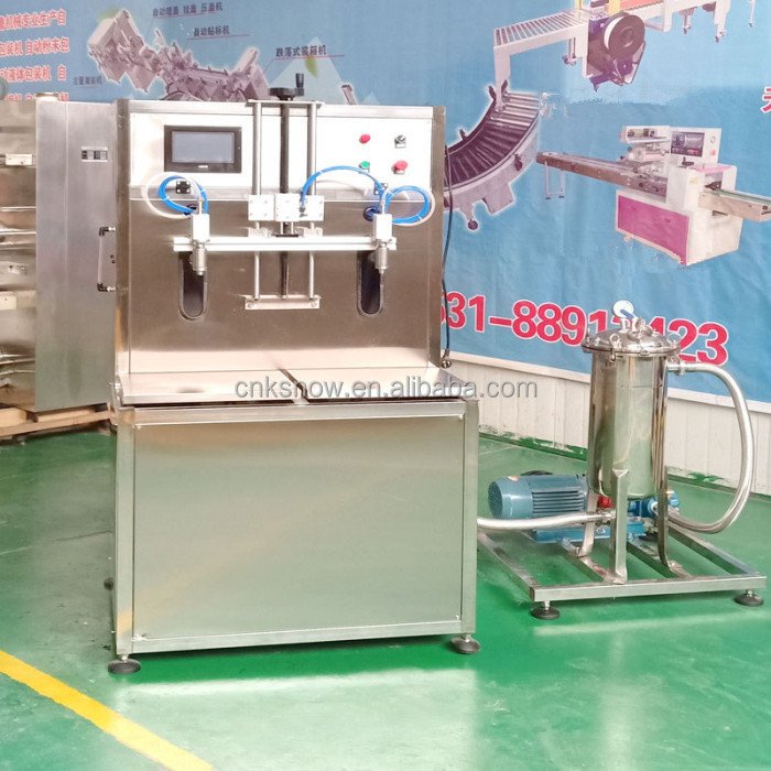 High Efficiency Semi Automatic 5-50L Bottle 2 Filling Heads Engine Oil Filling Machine