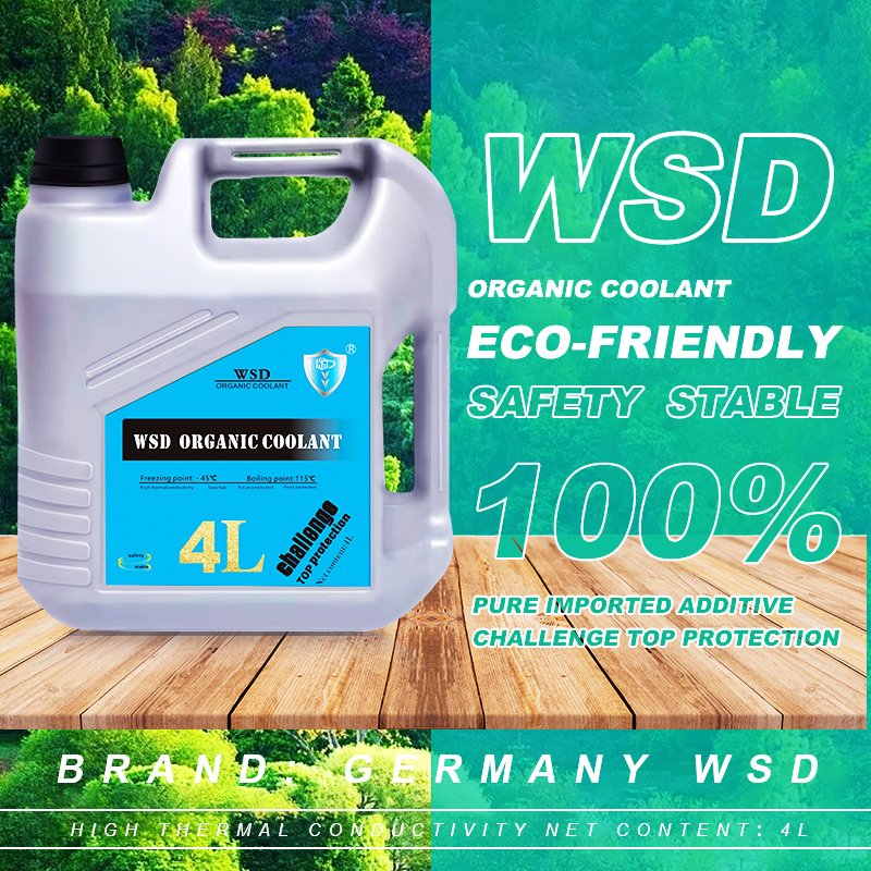 WSD 4L Antifreeze Organic Liquid Motor Vehicle Radiator Coolant for Car