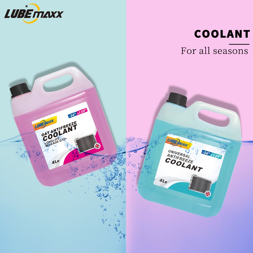 Lubemaxx Good Quality Pure Car Engine Coolant Antifreeze Fluid 4l