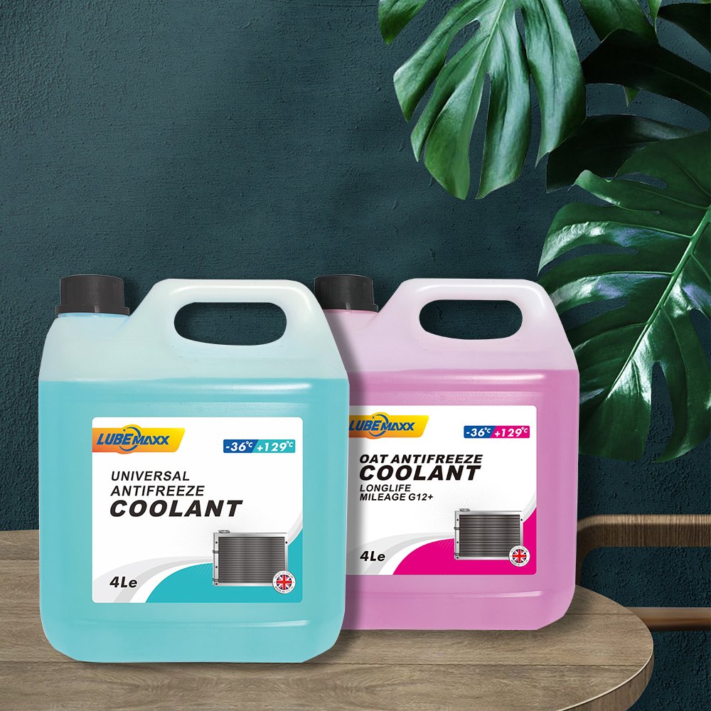 Lubemaxx Good Quality Pure Car Engine Coolant Antifreeze Fluid 4l