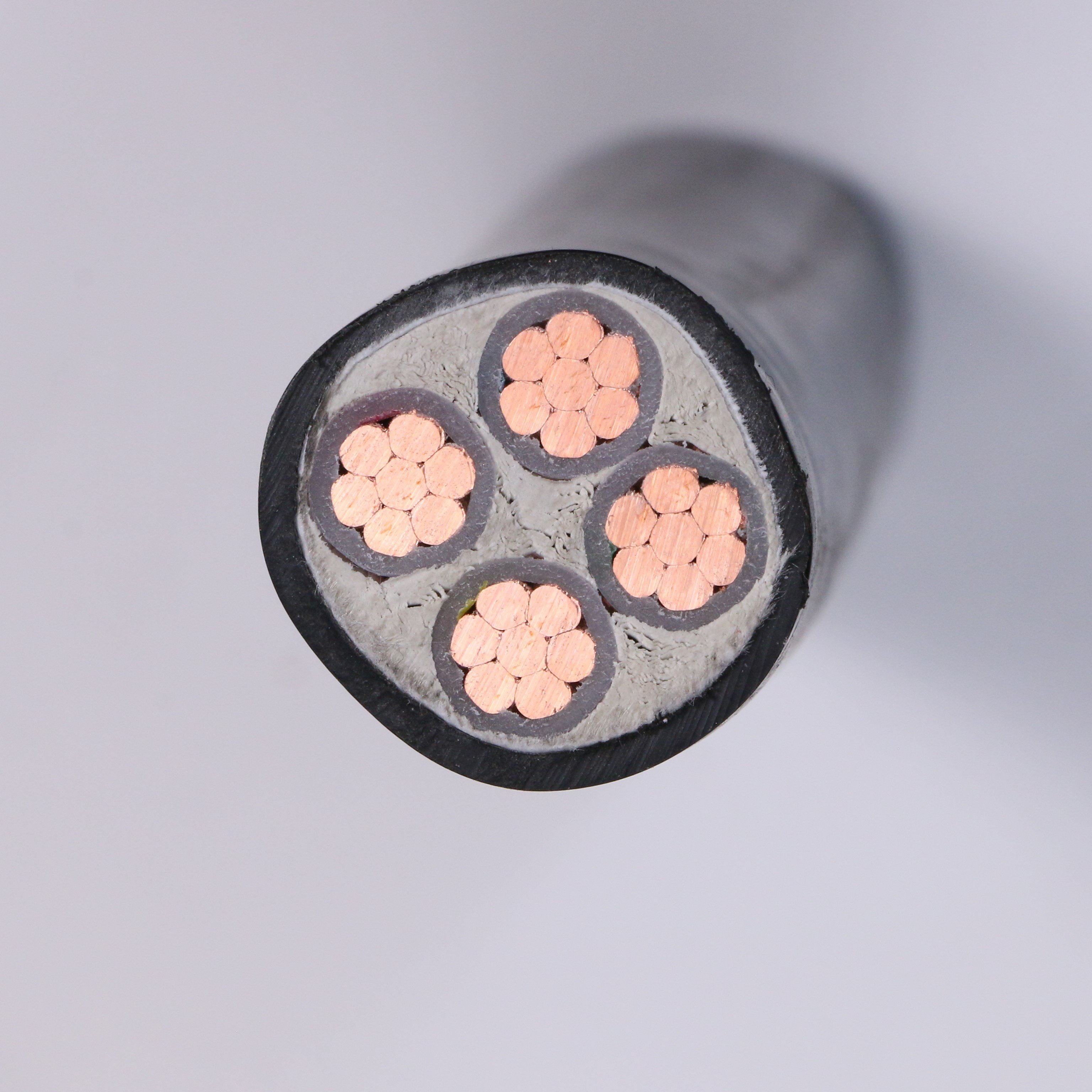 Low Voltage 4 Core 10mm PVC/XLPE Cable Copper Conductor Antifreeze High Temperature Resistance for Building Wire Power Cables