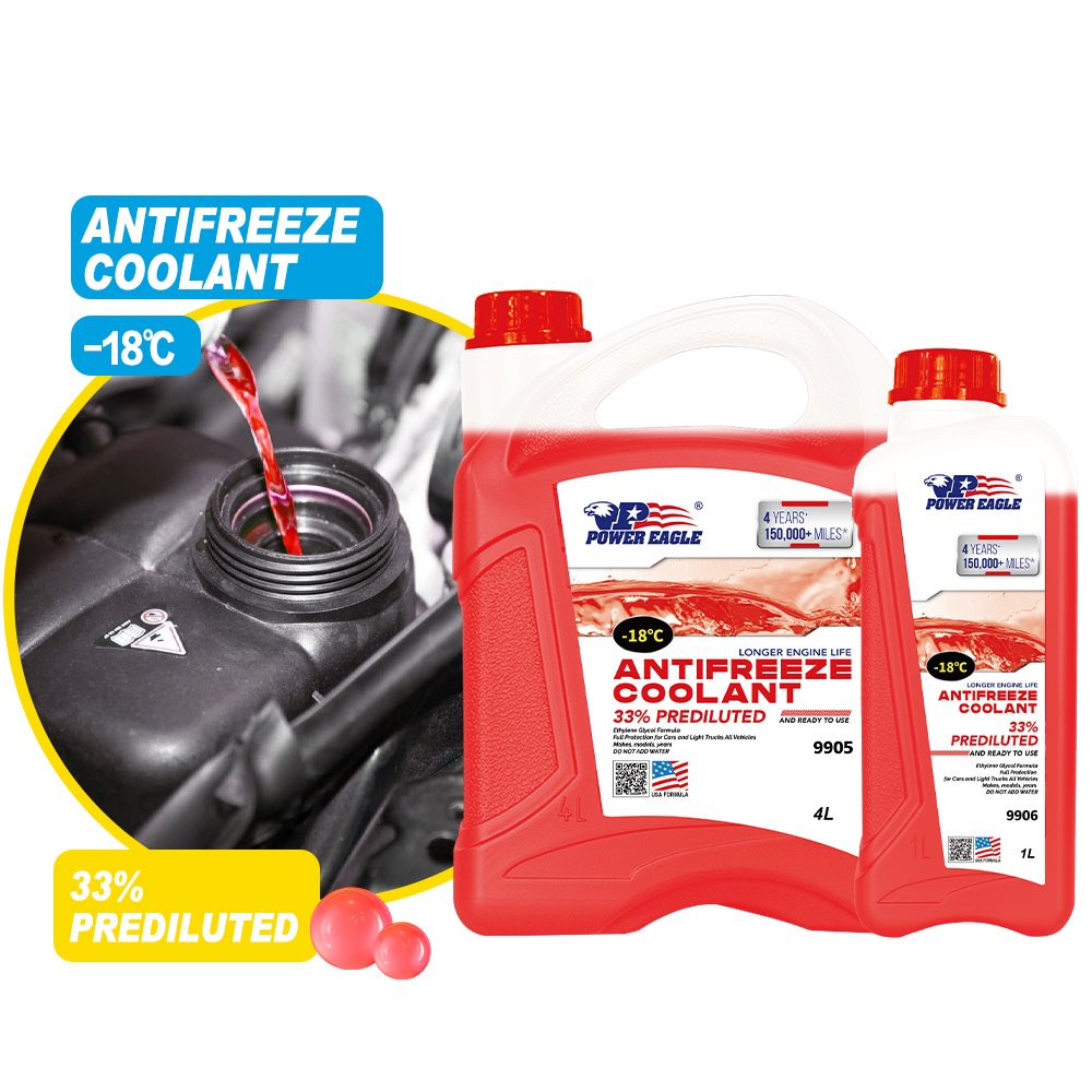 Car Antifreez Radiator Green Red Antifreeze for -18℃ Car Coolant Liquid Antifreezes