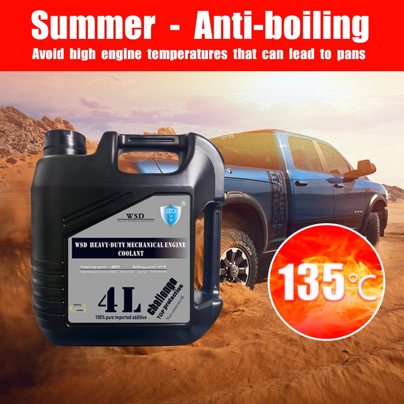 -35 Degrees Celsius Safe and Stable Coolant Suitable for Heavy Mechanical Engineering Vehicles