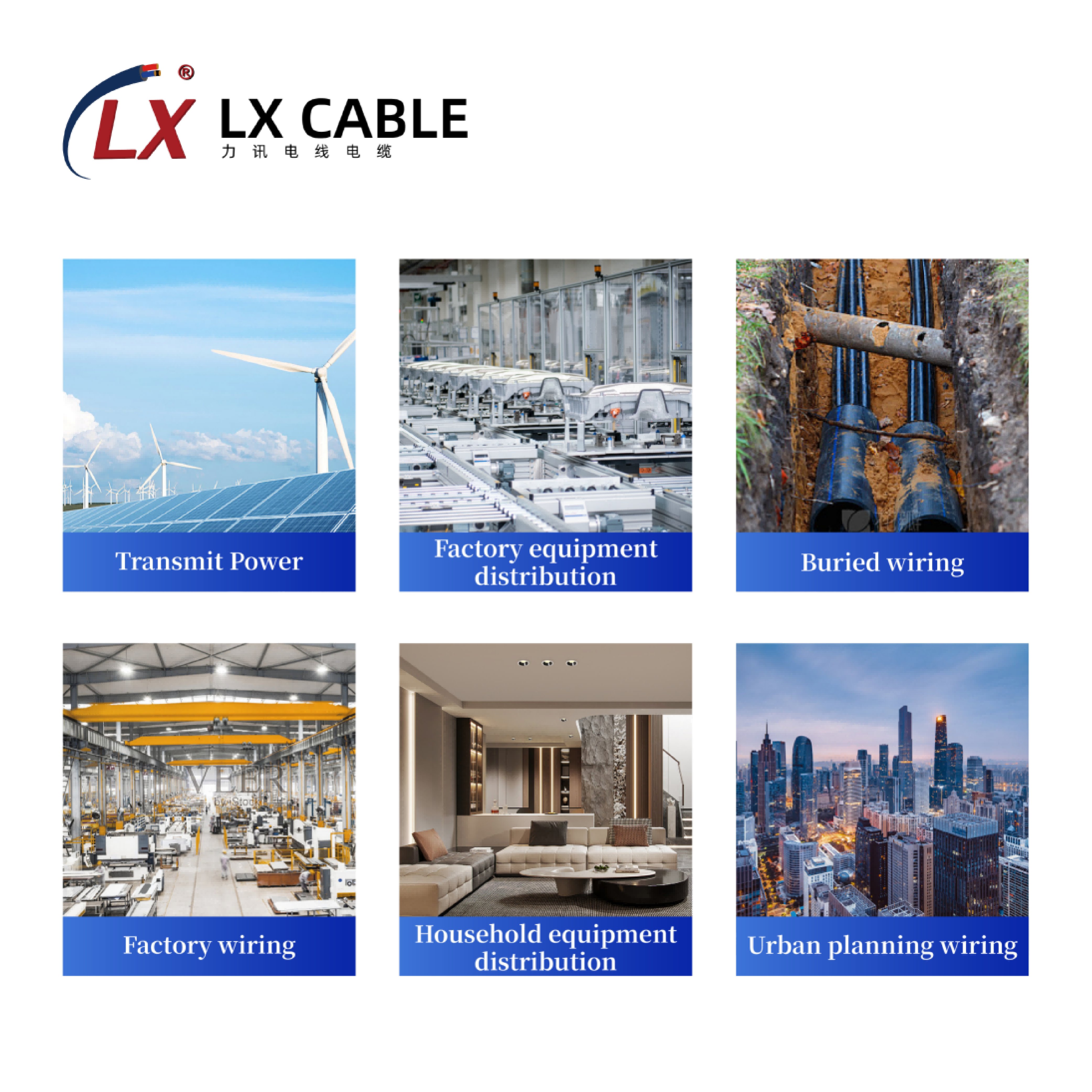 0.6/1KV Low Voltage 4 Core 95mm 240 Sq mm Copper XLPE Insulated Armoured Underground PVC Power Cable