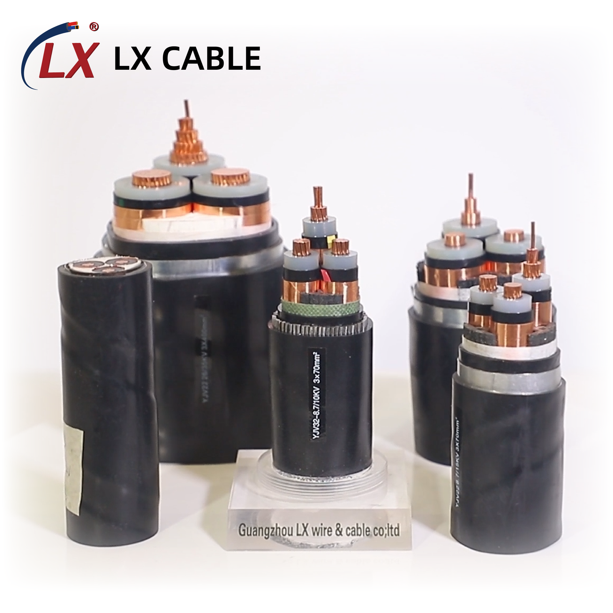 0.6/1KV Low Voltage 4 Core 95mm 240 Sq mm Copper XLPE Insulated Armoured Underground PVC Power Cable