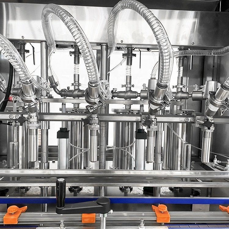 Fully Automatic Motor Oil Production Line Lubricating Oil Quantitative Piston Filling Machine