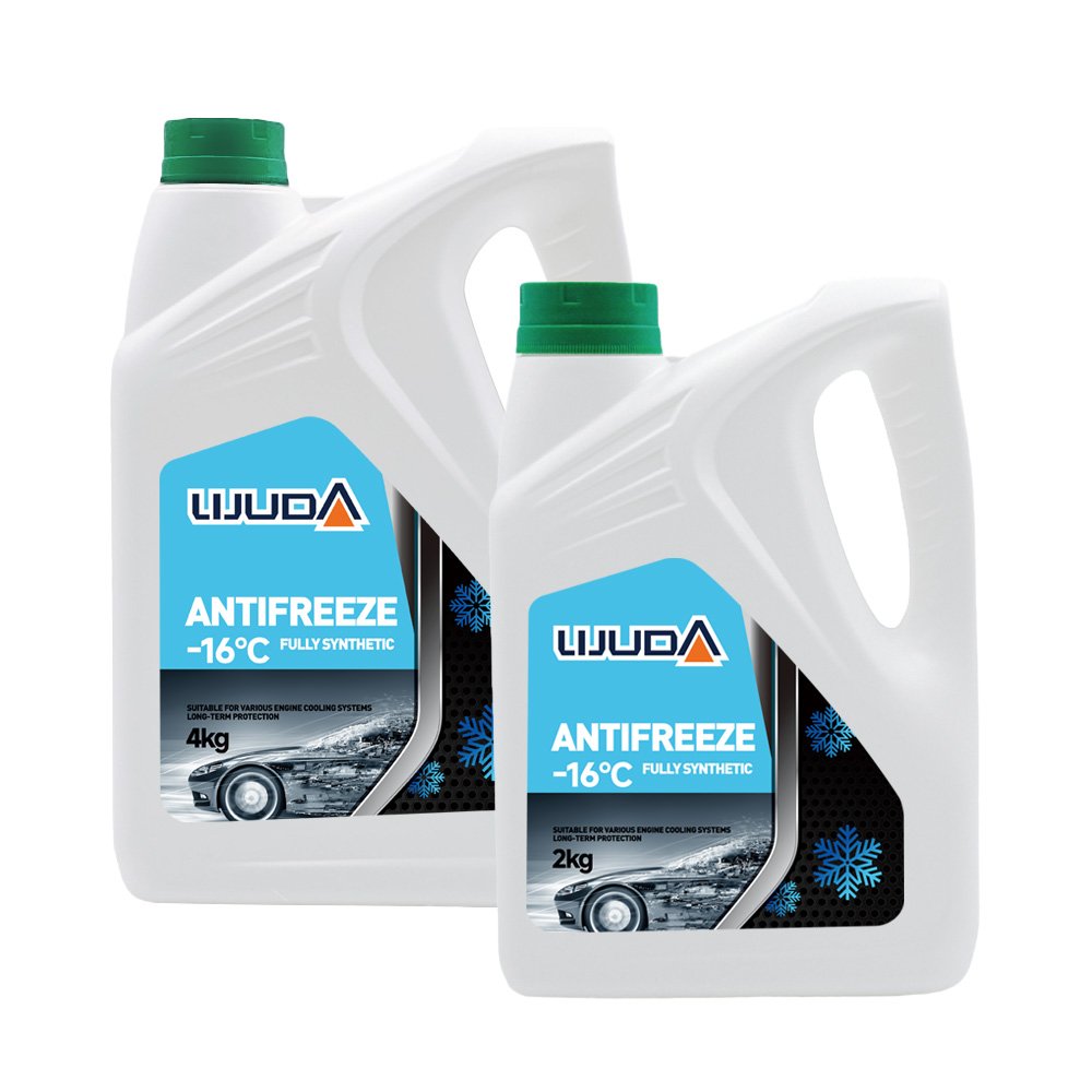 Antifreeze Coolant 4L -16℃ Green Long Life Antifreezes Radiator Coolant for Car Ethylene Glycol Antifreeze LIJUNDA Brand Coolant