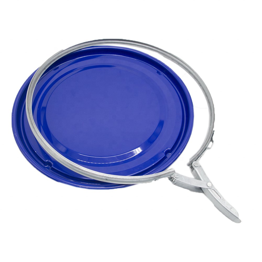 Wholesale Printing 20 Liter Round Metal Tin with Lock Ring Lid Bucket Tinplate Pail for Paint Packaging