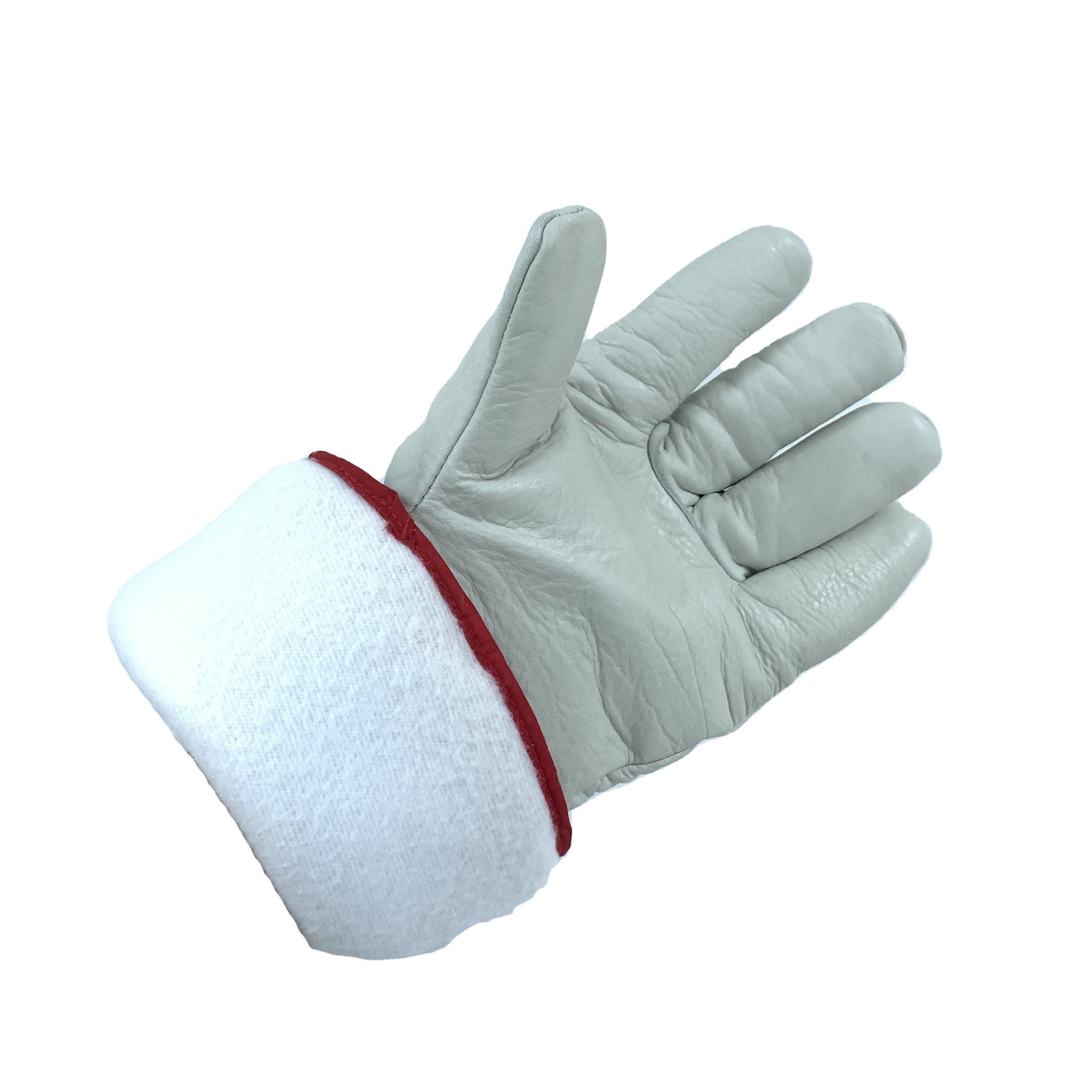 Freezer Leather Cryogenic Glove Liquid Nitrogen Resistant Cowhide and Goatskin Protective XL Size for Dry Ice