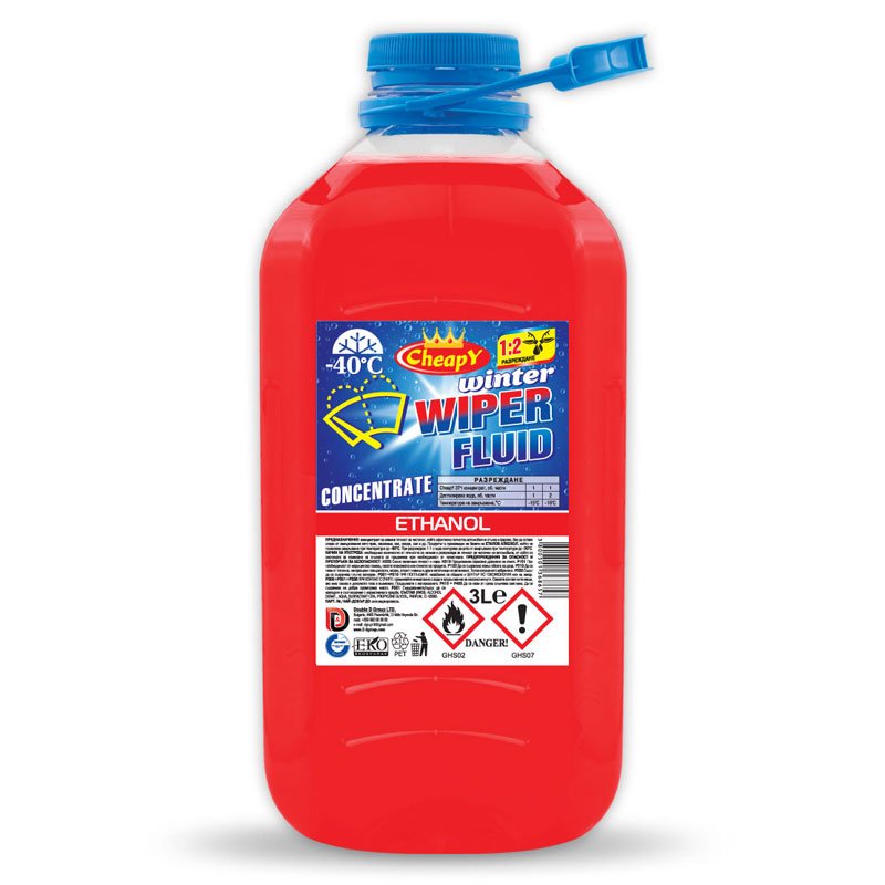 Windshield Washer Fluid 1 L Antifreeze -40 Winter Season Concentrated Formula Wiper Fluid OEM ODM Car Care Windshield Cleaning
