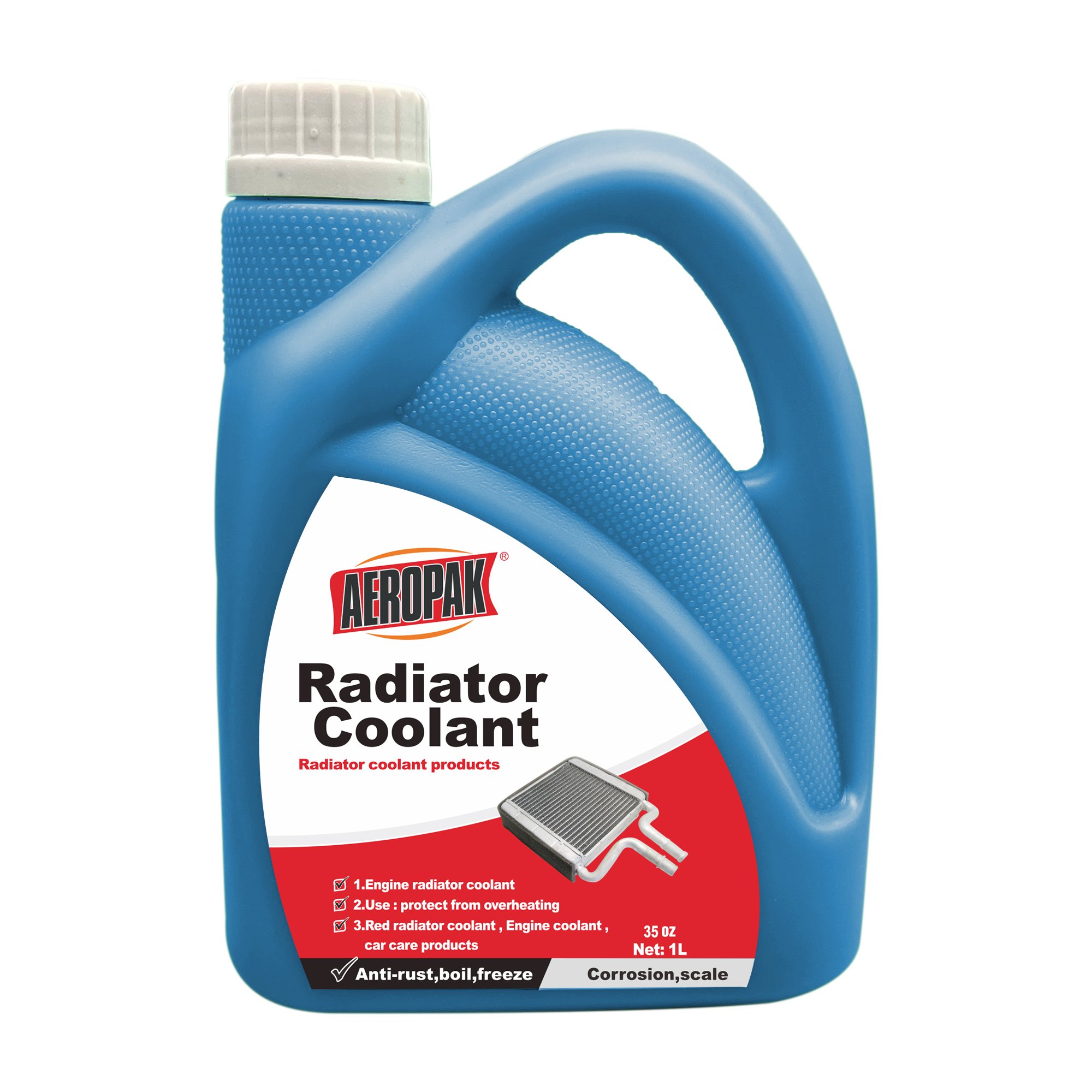 Aeropak 1000ml Car Care Product Radiator Coolant Fluid