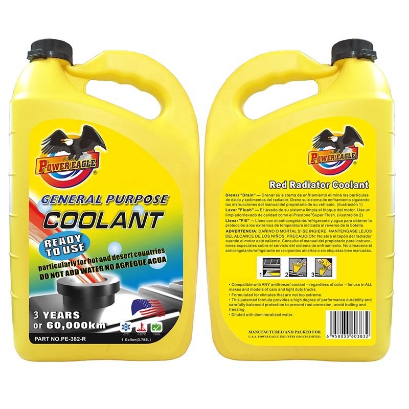Wholesale 6 Pcs/ctn 1GAL(3.785L) Multiple Effect Coolant Radiator Antifreeze