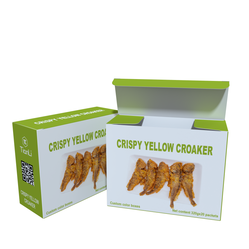 Waterproof and Antifreeze Paper Food Packaging Restaurant Take Out Paper Box for Food Full Color Gift Packaging Snack Box