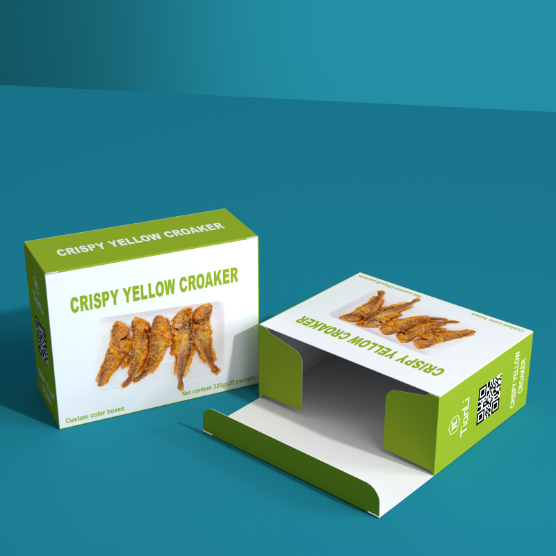 Waterproof and Antifreeze Paper Food Packaging Restaurant Take Out Paper Box for Food Full Color Gift Packaging Snack Box