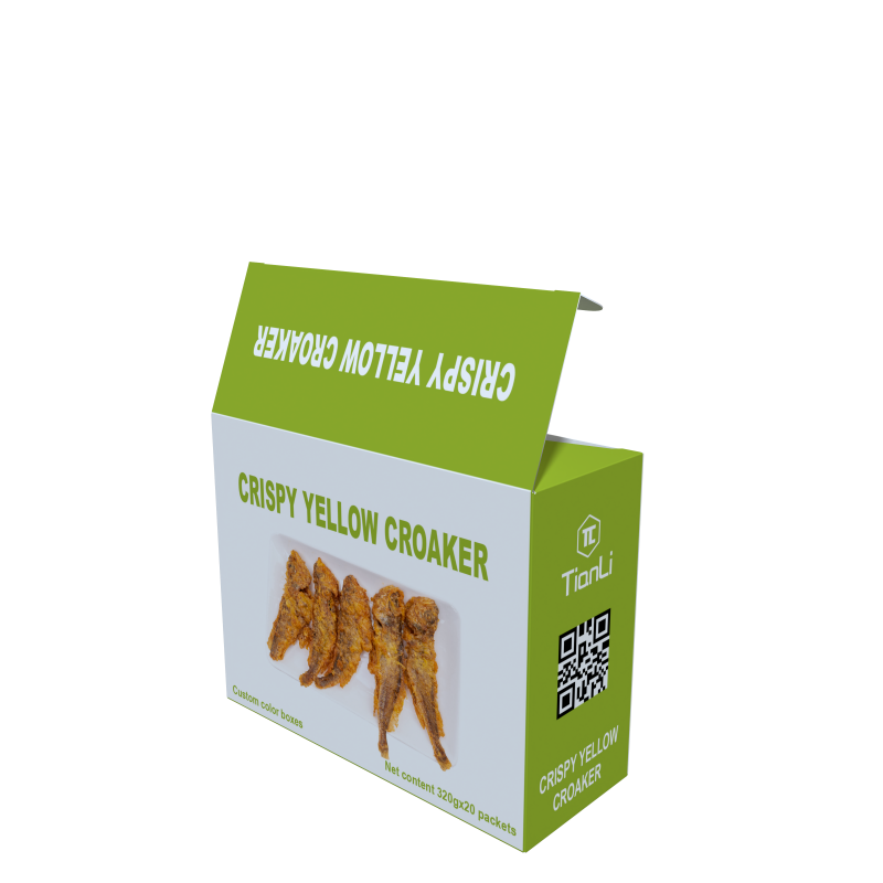 Waterproof and Antifreeze Paper Food Packaging Restaurant Take Out Paper Box for Food Full Color Gift Packaging Snack Box