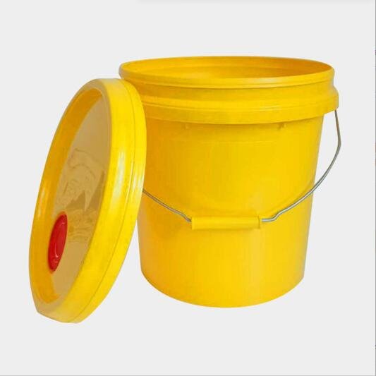 10L sealed Plastic Bucket with Lid for Water Storage, Industrial Chemical Coating Bucket, Automotive Engine Oil Bucket,
