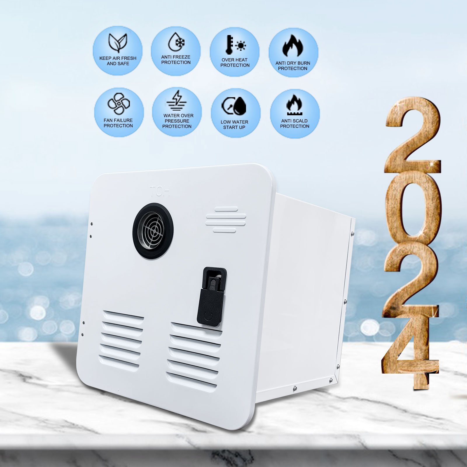 Manufacture Rv Gas Water Heater 12v Dc Camping Lpg Gas Water Heater Small Tankless Instant Rv Caravan Motor Home Water Heater