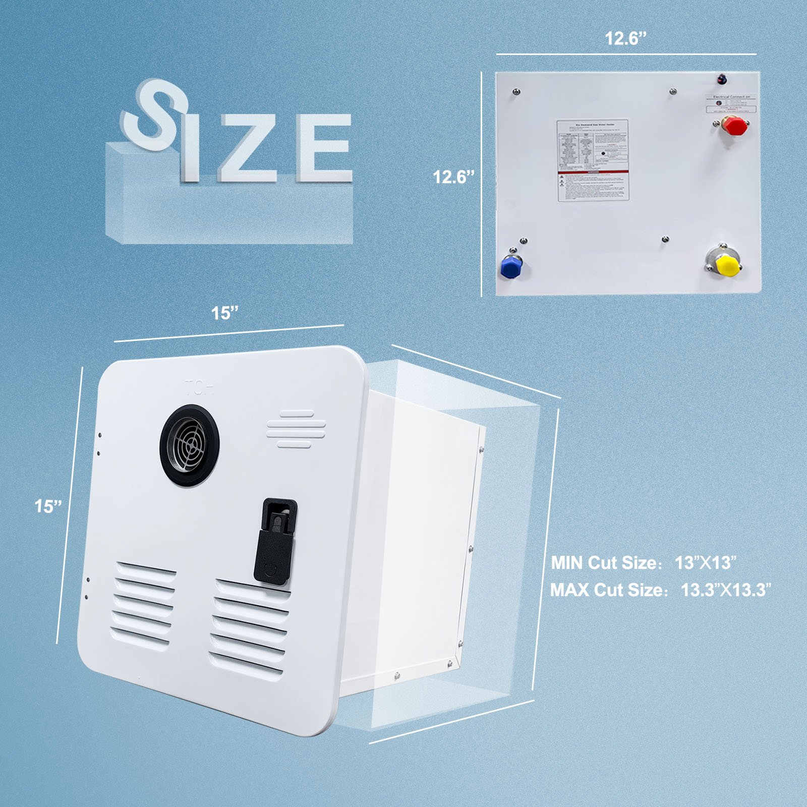 Manufacture Rv Gas Water Heater 12v Dc Camping Lpg Gas Water Heater Small Tankless Instant Rv Caravan Motor Home Water Heater