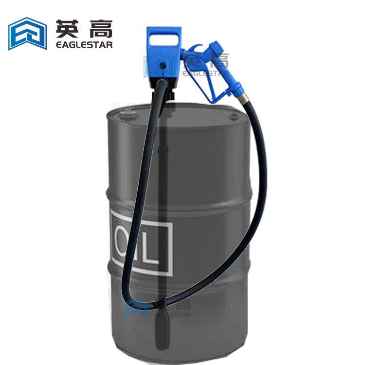Fuel Transfer Oil Pump for Drum with Manual Nozzle Rechargeable Battery Fuel Pump Portable