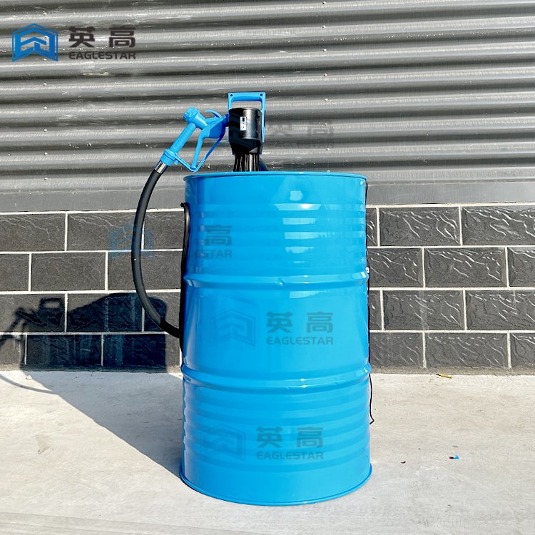 Fuel Transfer Oil Pump for Drum with Manual Nozzle Rechargeable Battery Fuel Pump Portable