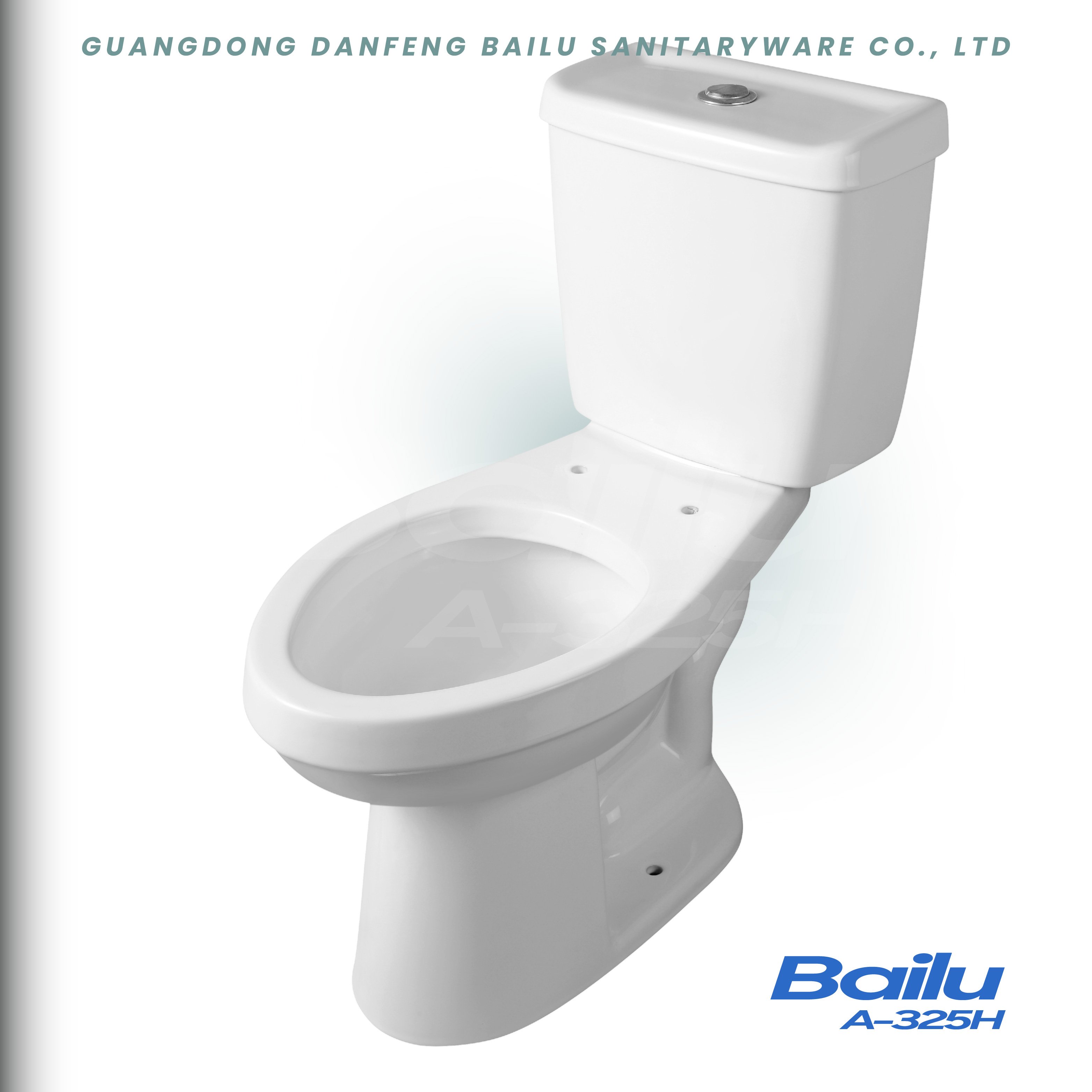 BAILU SETS 933 White Color Full Ware Set Wc Sanitary Wares Ceramic Two Piece Toilet Bathroom Toilet Set with Basin