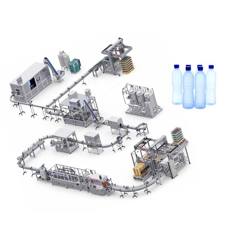 Fully Automatic Paste Liquid Syrup Bottle Antifreeze Liquid Filling Line Wine Vodka Production Line