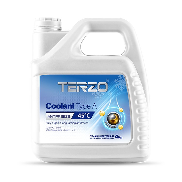 TERZO Superior Protection Engine Coolant Liquid Concentrated Anti-Freeze for Automotive Cooling System Ethylene Glycol Based